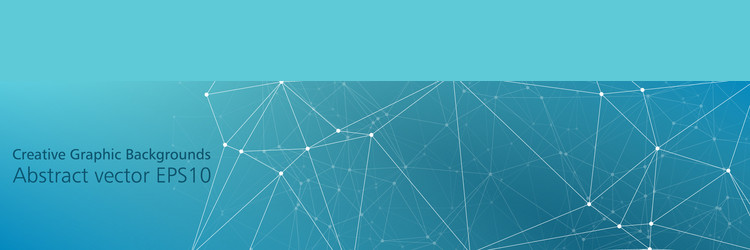 digital neural network algorithm background dots vector image