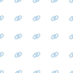 chain icon pattern seamless white background vector