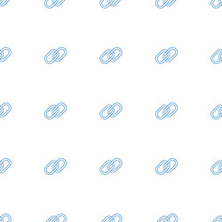 chain icon pattern seamless white background vector