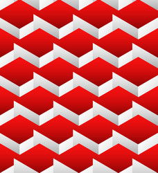 Cubes seamlessly repeatable pattern 3d geometric vector