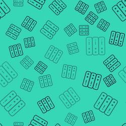set server data web hosting icon isolated vector image