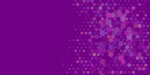 geometric multi size hexagon with color vector