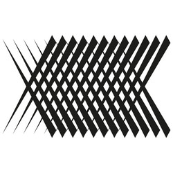 geometric pattern structure abstract black vector image