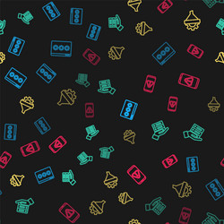 set line password protection server data web vector image