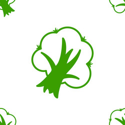 seamless pattern with a tree green color vector image