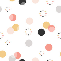 circle pattern modern stylish texture repeating vector image