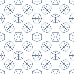 geometry science concept line seamless pattern vector image