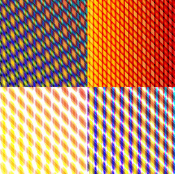 set of splash color abstract glowing background vector image