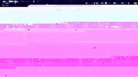 trendy glitch pattern on dark background abstract vector image