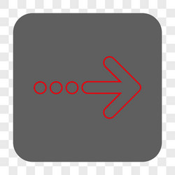 send right rounded square button vector image