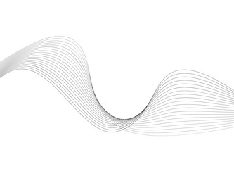 abstract wave element for design digital vector image