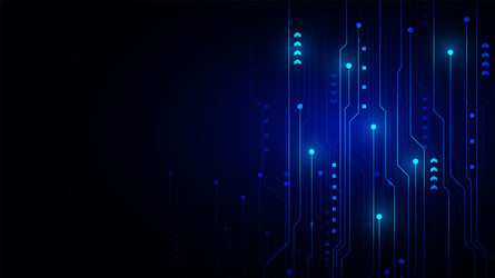 technology background with hi-tech digital data vector image