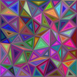 multicolored triangle mosaic background design vector