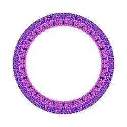 Abstract Mosaic Frame - Triangular vector image