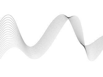 abstract wave element for design digital vector image