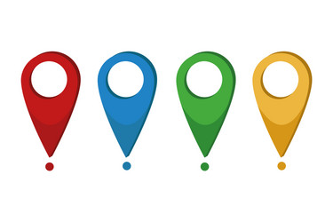 map pointer vector image