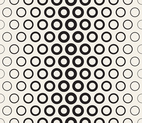 seamless pattern repeating geometric elements vector image