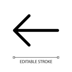previous file white linear ui icon vector image