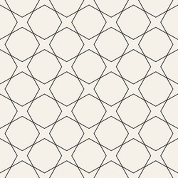 seamless pattern repeating geometric elements vector image