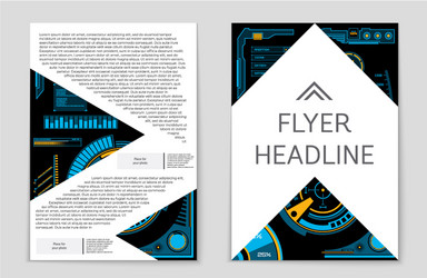 abstract layout background set for art vector image