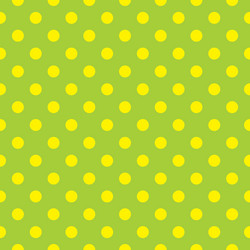 Tile pattern with yellow dots on green background vector