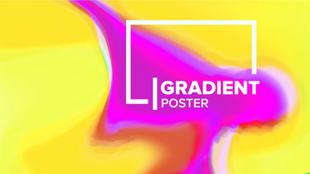 Gradient fluid background abstract wave vector