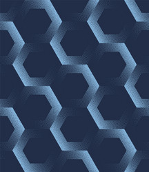tilted hexagonal grid seamless pattern trendy vector image
