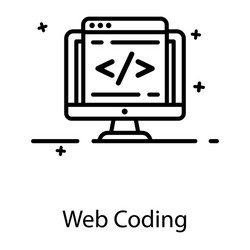 Web coding vector