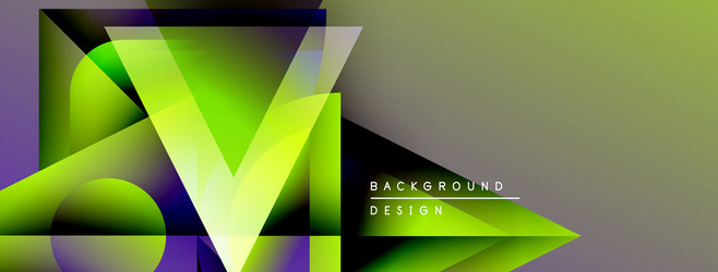 abstract geometric design vivid gradients sharp vector image