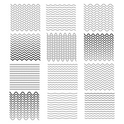collection of zig zag line pattern backgrounds vector image