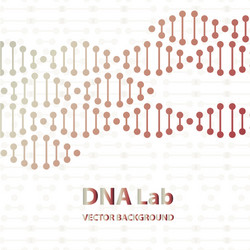 DNA Sequence - Shiny Molecular Background vector image