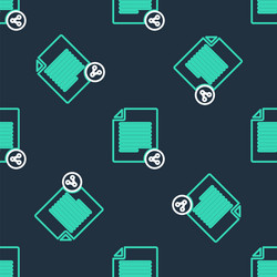 line share file icon isolated seamless pattern vector image