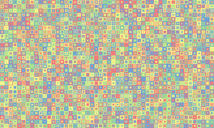 textured cube pattern with colourful tiles vector image