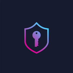 cybersecurity access and data protection icon vector