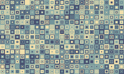 geometric grid pattern with textured cubes vector image
