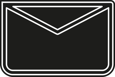 Message icon envelope - mail send letter vector