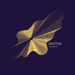 Dynamic Particle Background vector image
