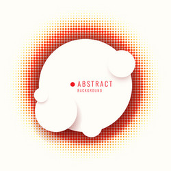 modern abstract background template with circles vector image