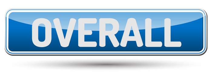 overall - abstract beautiful button with text vector image