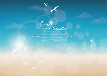 Abstract color summer background Royalty Free Vector Image