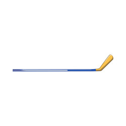 Sport hockey stick cartoon vector