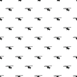 helicopter pattern simple style vector image
