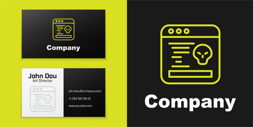 logotype line system bug concept icon isolated vector image
