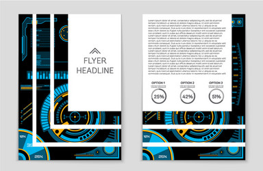 abstract layout background set for art vector image