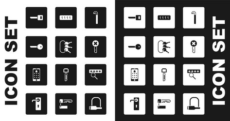 Set crowbar bunch of keys key wrong password vector