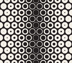 seamless pattern repeating geometric elements vector image