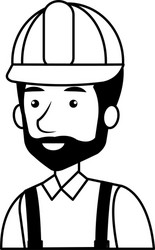 Builder constructor with helmet character vector