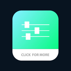 design edit tool mobile app button android vector image