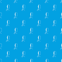 studio light bulb in softbox pattern vector image