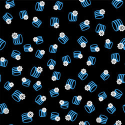 line setting database server icon isolated vector image
